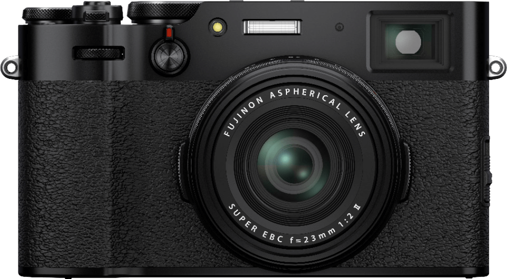 Picture of Fujifilm photo camera model x100v, black design